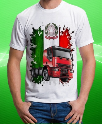 Dětská trička s nákladními auty