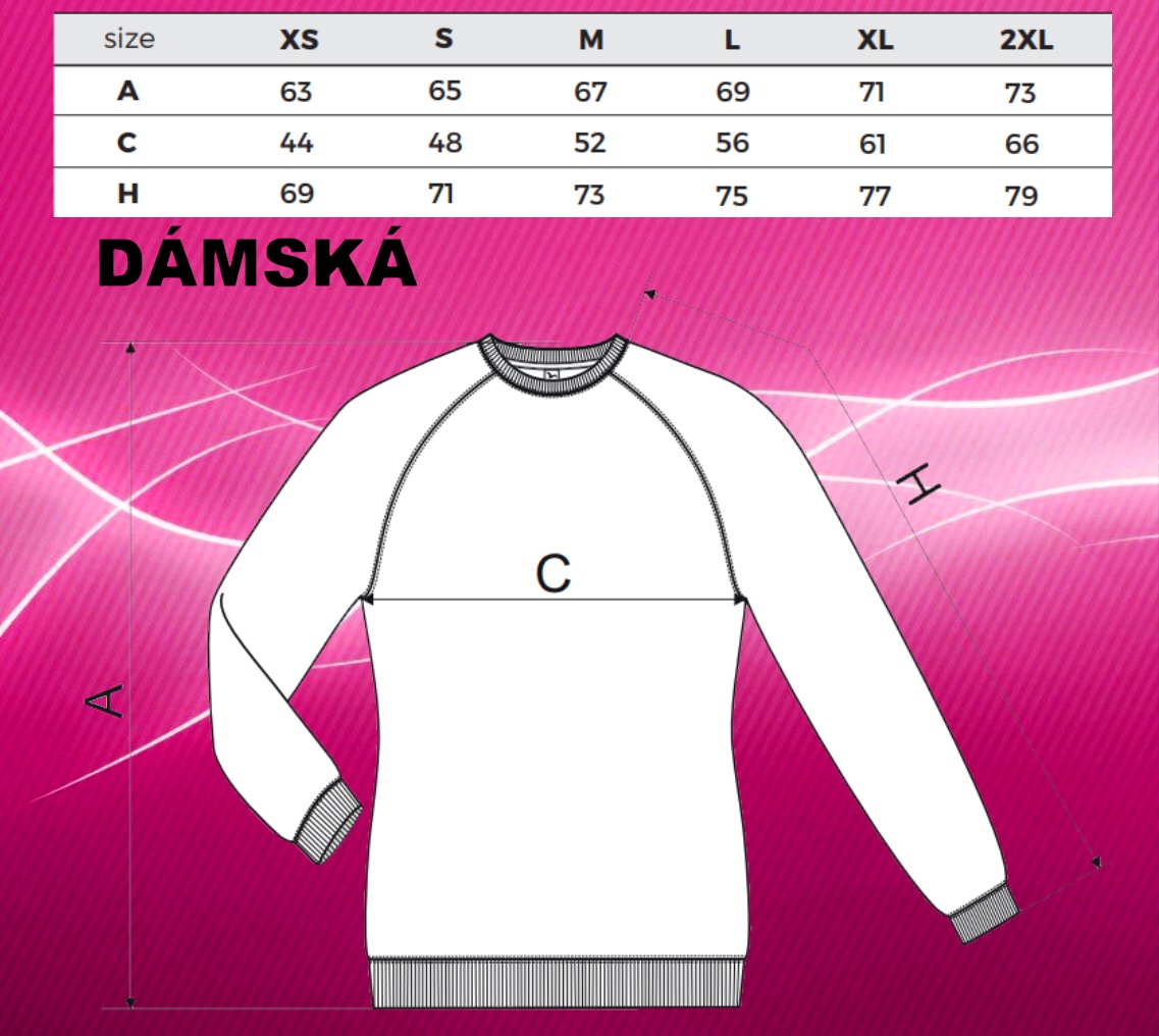 mikina s lokomotivou 151 006-4 dámská XL