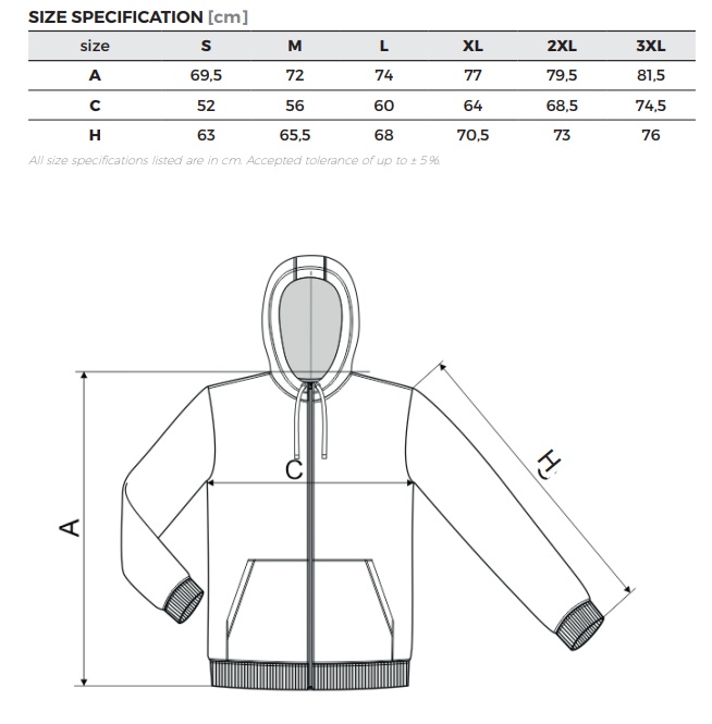mikina CAMO ZIPPER camouflage green M