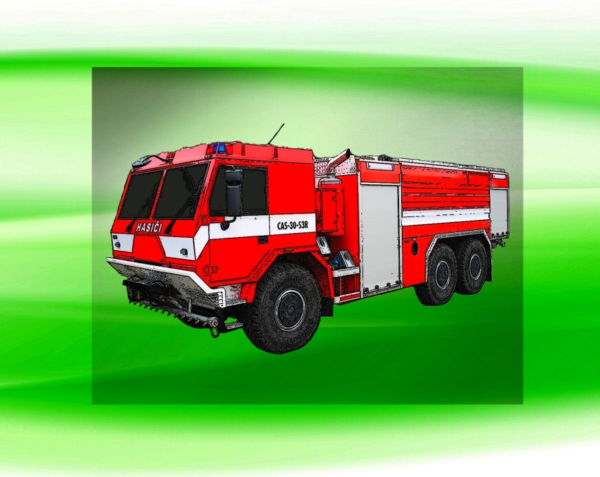 nažehlovačka 5x3 cm HASIČSKÉ auto České výroby CAS 30
