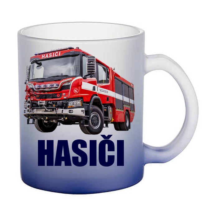 Skleněný hrnek Scania