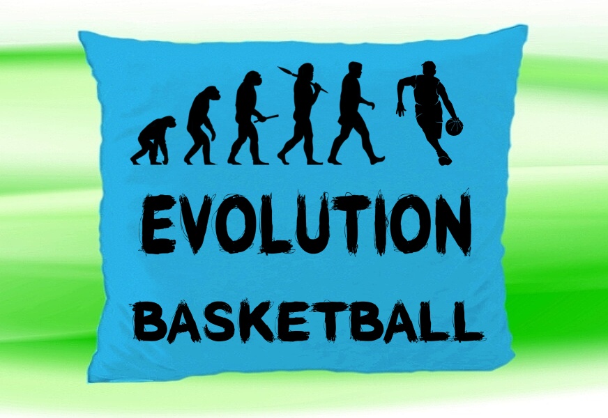 Moon River Evolution Basketbal polštář tyrkysový 30x40 cm