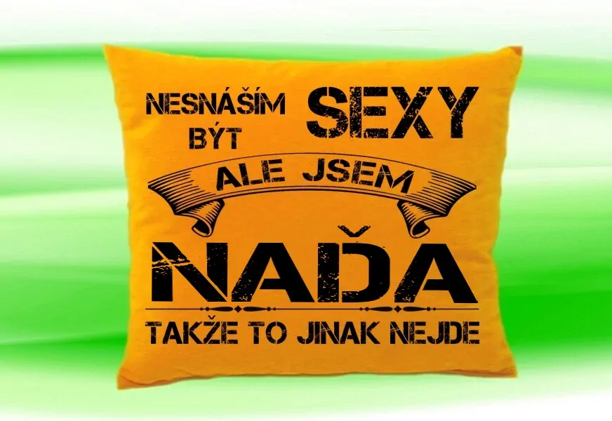 Polštář se jménem NAĎA Medový