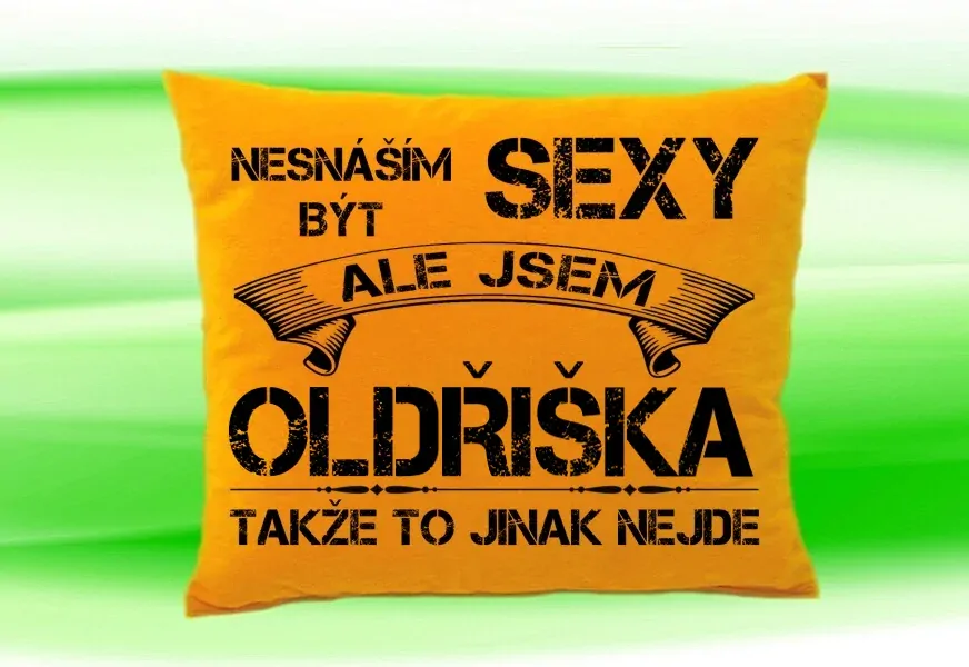 Polštář se jménem OLDŘIŠKA Medový