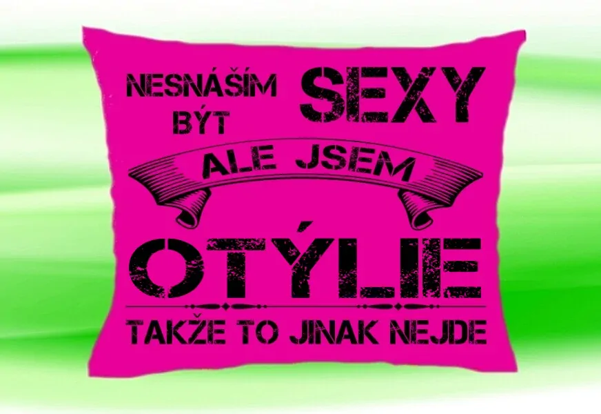 Polštář se jménem OTÝLIE Růžový