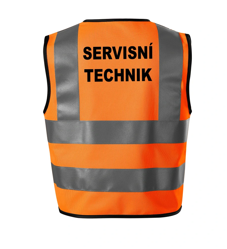Moon River SERVISNÍ TECHNIK reflexní vesta oranžová velikost M