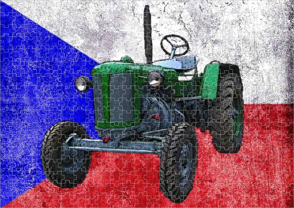 Moon River ZETOR 25A puzzle s traktorem 300 dílků