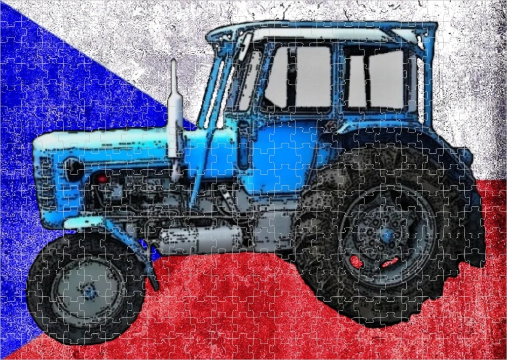 Moon River ZETOR 4011 puzzle s traktorem 300 dílků