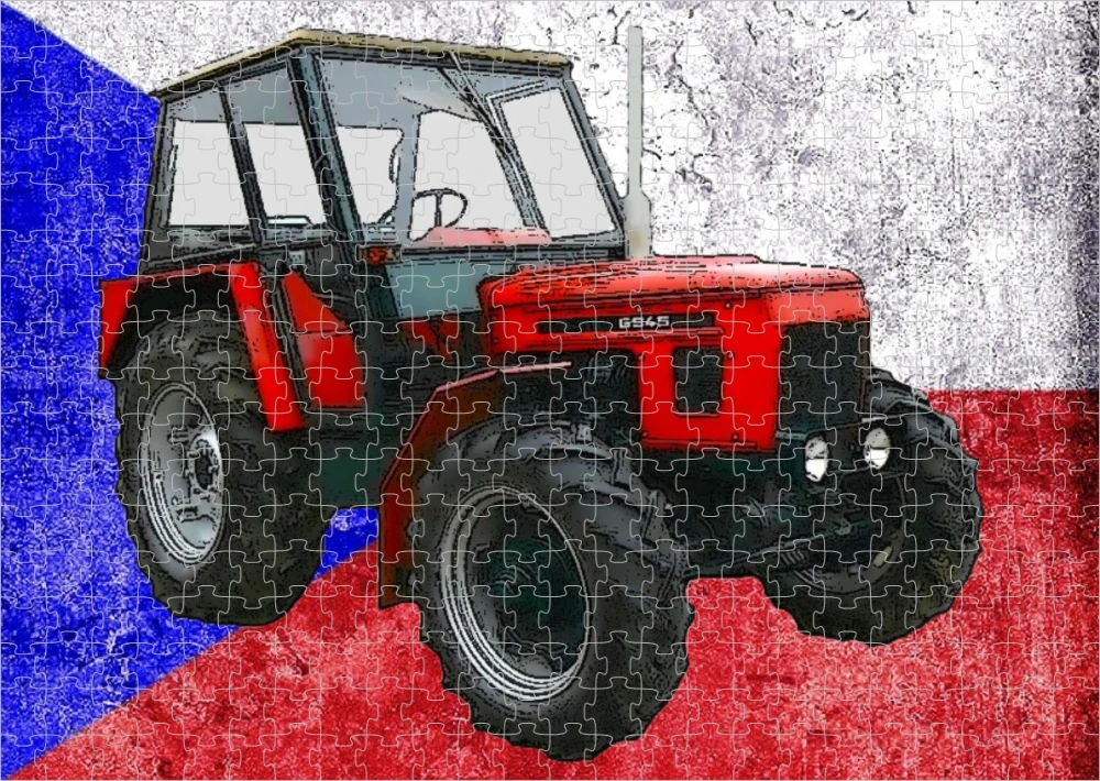 Moon River ZETOR 6945 puzzle s traktorem 120 dílků