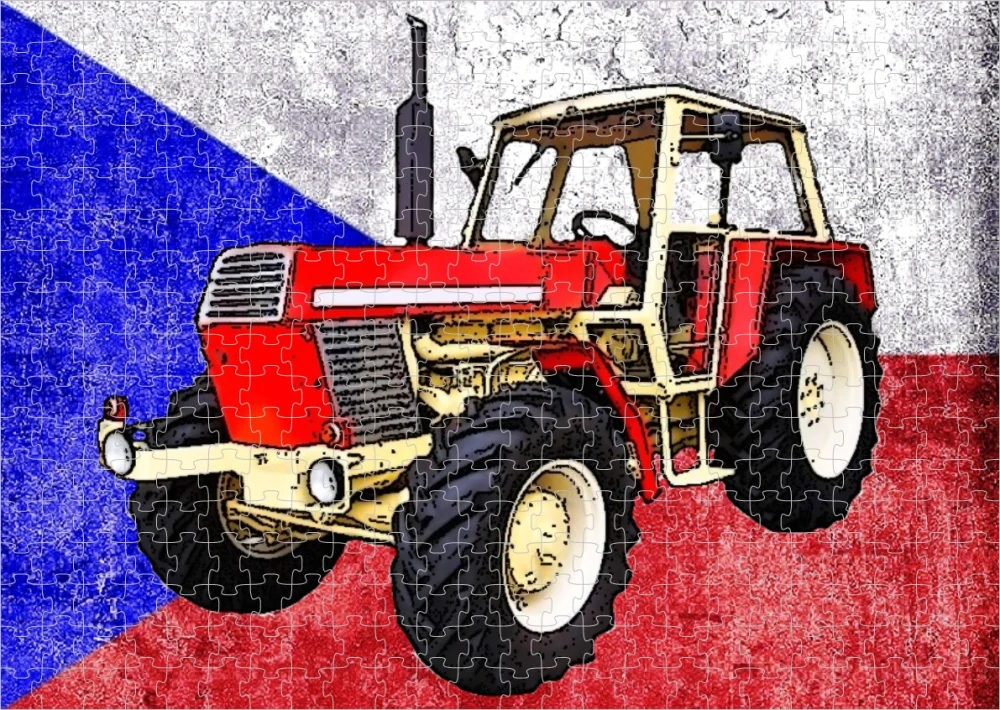 Moon River ZETOR Crystal 12045 puzzle s traktorem 120 dílků