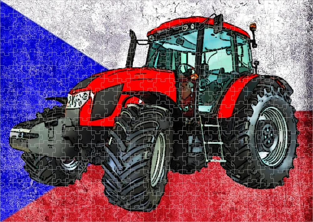 Moon River ZETOR Forterra 150 puzzle s traktorem 300 dílků