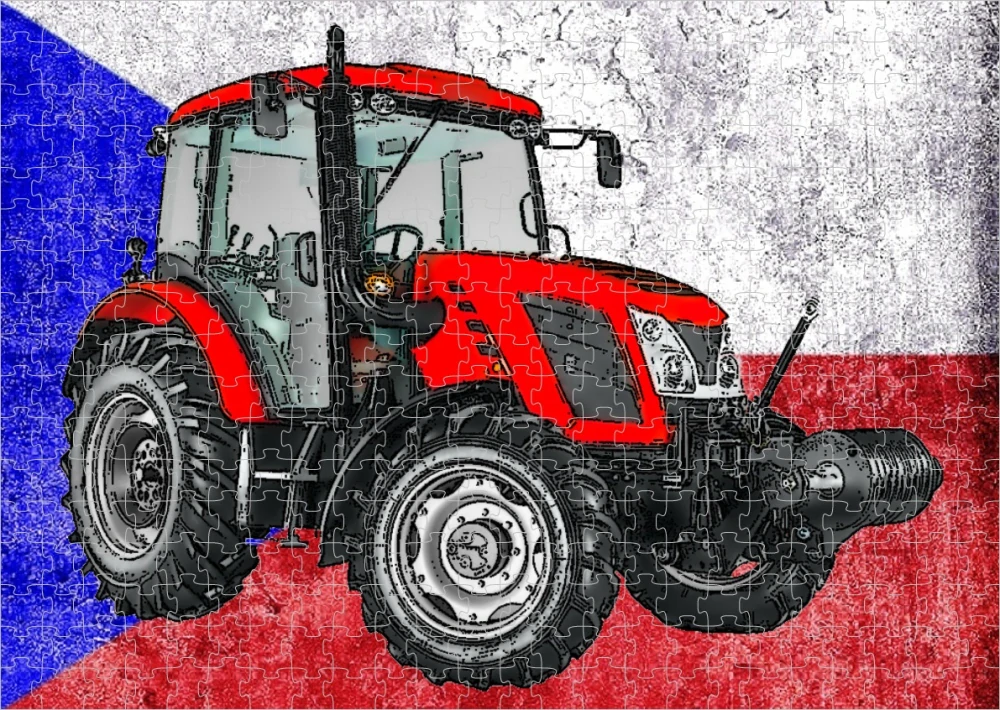 Moon River ZETOR Proxima 110 puzzle s traktorem 120 dílků