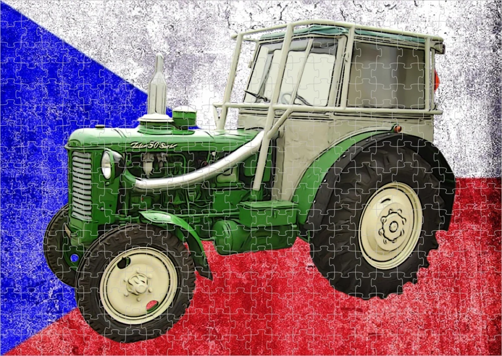 Moon River ZETOR 50 Super puzzle s traktorem 500 dílků
