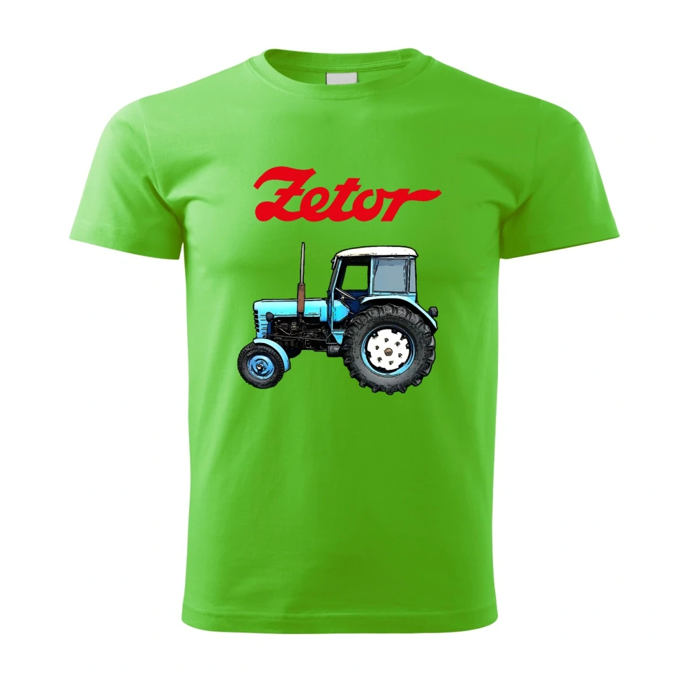Moon River ZETOR 30 tričko s traktorem zelené velikost 3XL