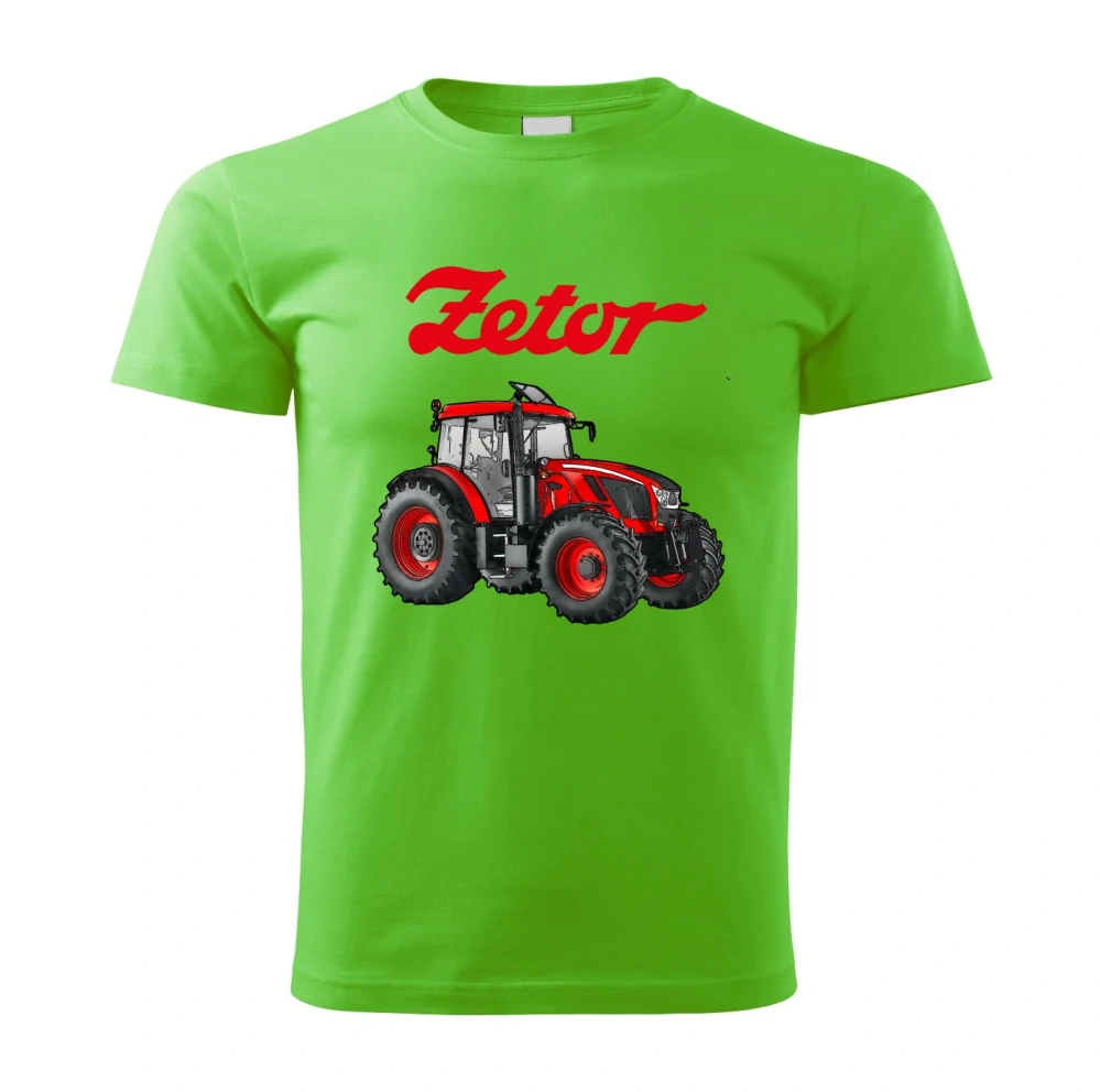 Moon River ZETOR Crystal 160 tričko s traktorem zelené velikost 3XL