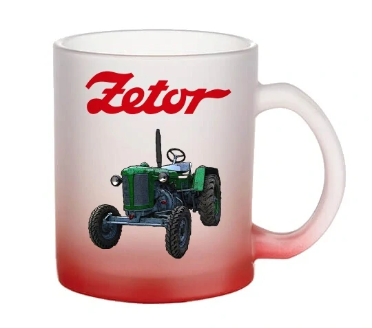 Moon River ZETOR 25A hrnek skleněný červený objem 330 ml
