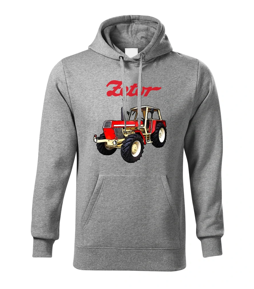 Moon River ZETOR Crystal 12045 pánská mikina šedá velikost 5XL