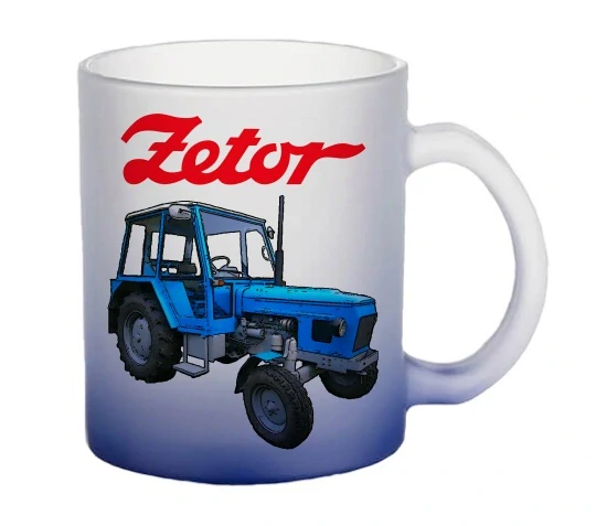 Moon River ZETOR 6911 hrnek skleněný modrý objem 330 ml