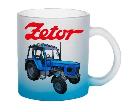 Moon River ZETOR 6911 hrnek skleněný světle modrý objem 330 ml