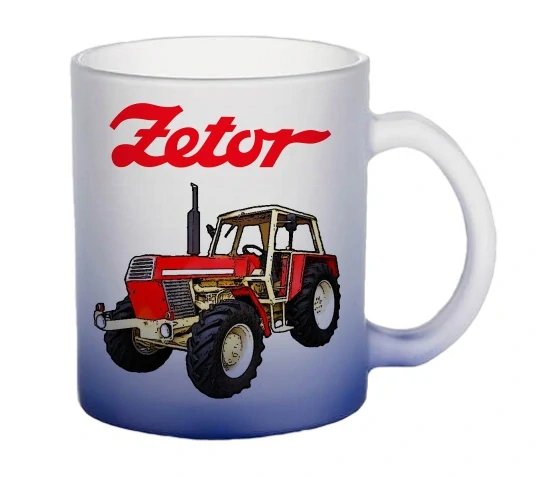 Moon River ZETOR Crystal 12045 hrnek skleněný modrý objem 330 ml