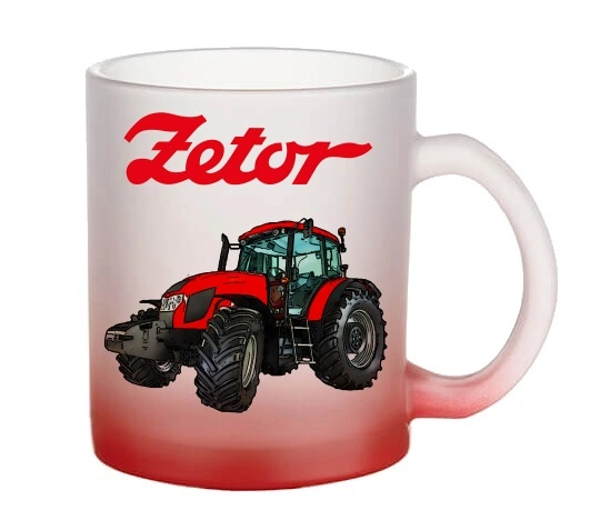 Moon River ZETOR Forterra 150 hrnek skleněný červený objem 330 ml
