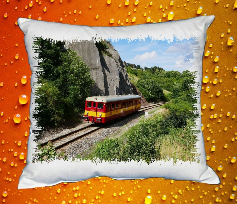 Polštářek s lokomotivou č 01