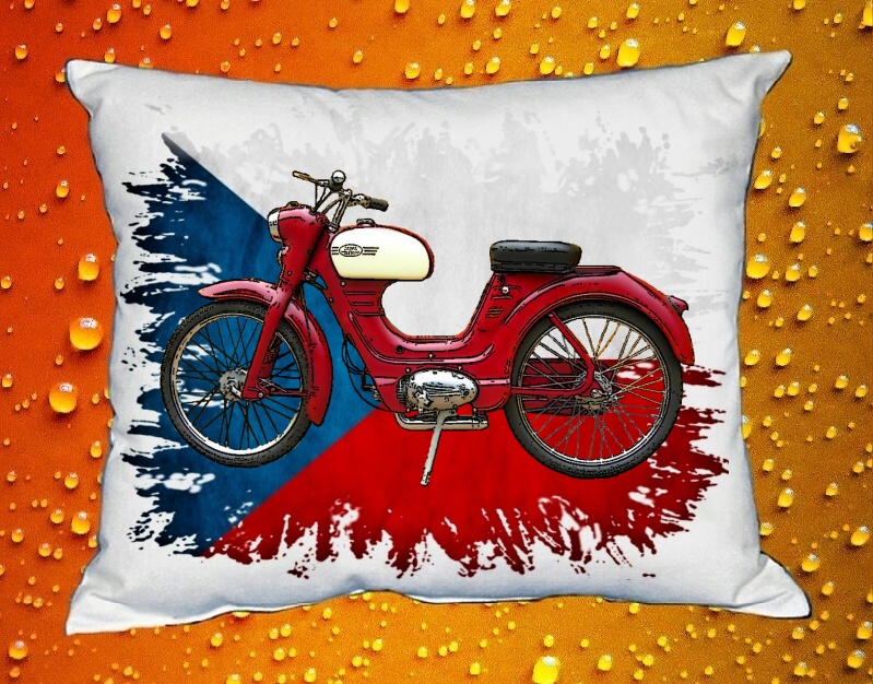 Polštářek s motorkou č.18