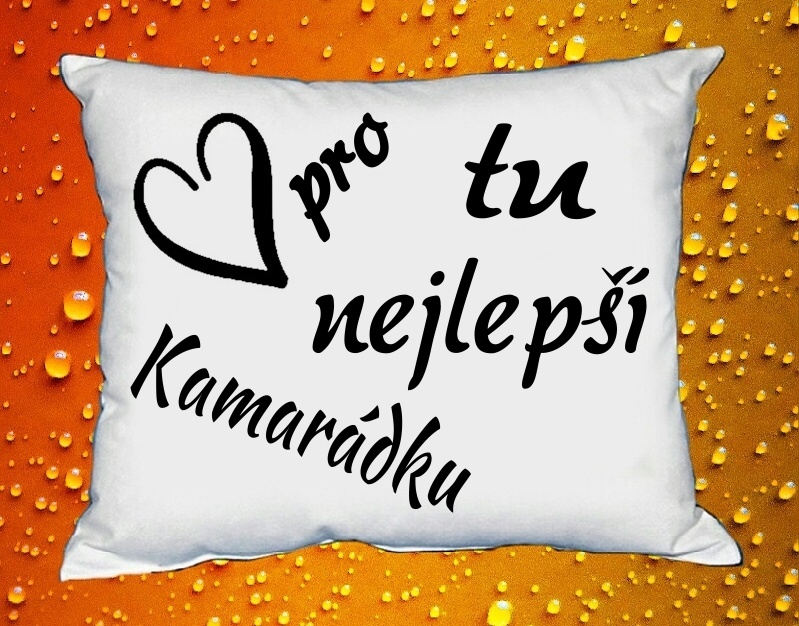 Polštářek pro tu nejlepší kamarádku