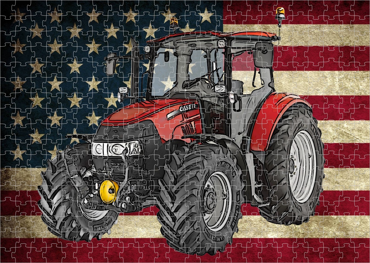 puzzle s traktorem Case Farmall 115U Pro 300 dílků