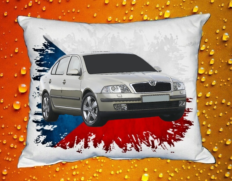 Polštář s Českým autem 075
