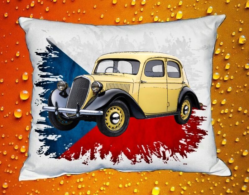 Polštář s Českým autem 099