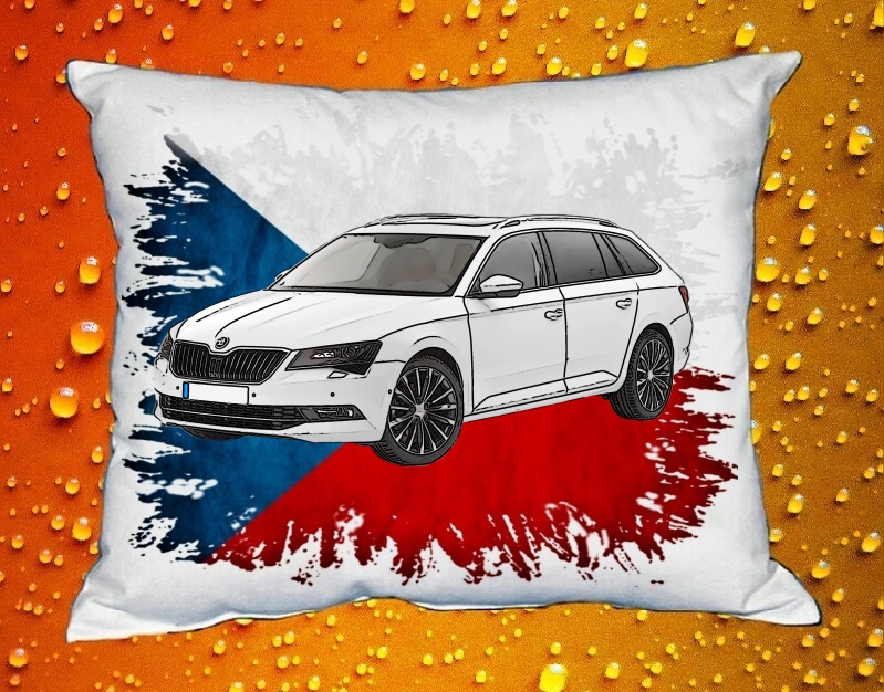 Polštář s Českým autem 132