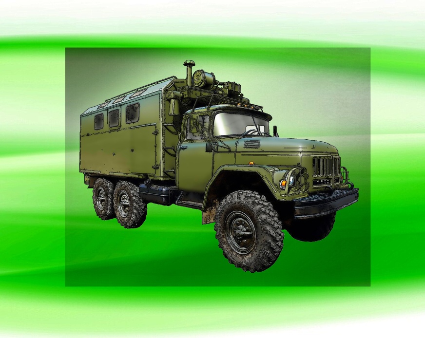 ZIL 131 DTF nažehlovačka 11x8 cm