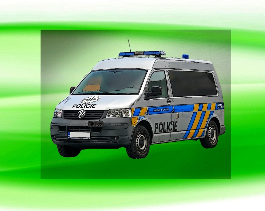 POLICIE Česko DTF nažehlovačka 8x5cm