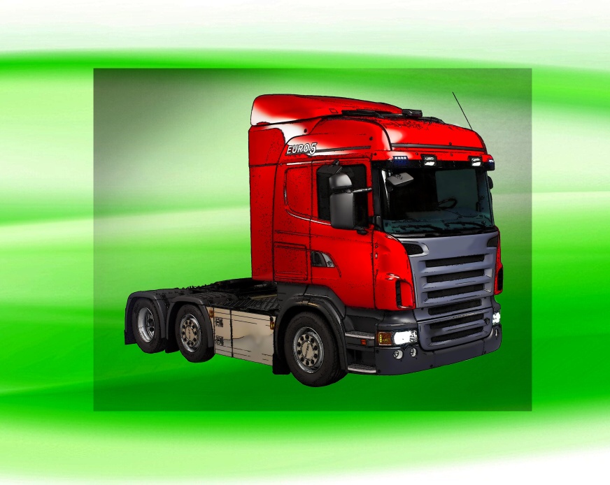 SCANIA RED nažehlovačka 10x7 cm