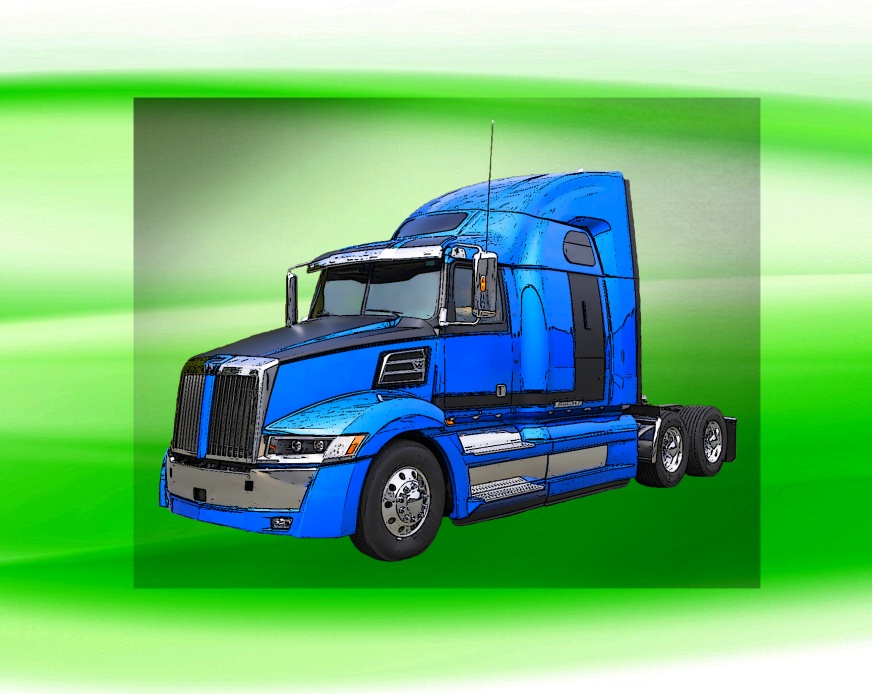 WESTERN STAR 5700XE nažehlovačka 10x6 cm