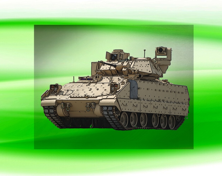 M2 Bradley DTF nažehlovačka 15x9 cm