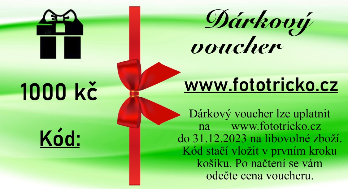 Dárkový voucher 1000 kč