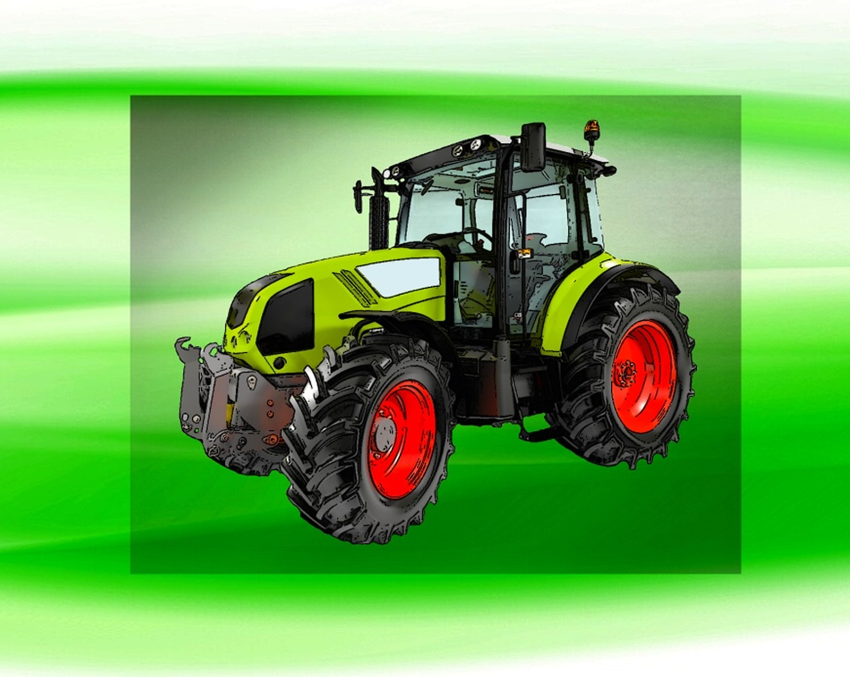 Claas Arion 400 DTF nažehlovačka 6x8cm
