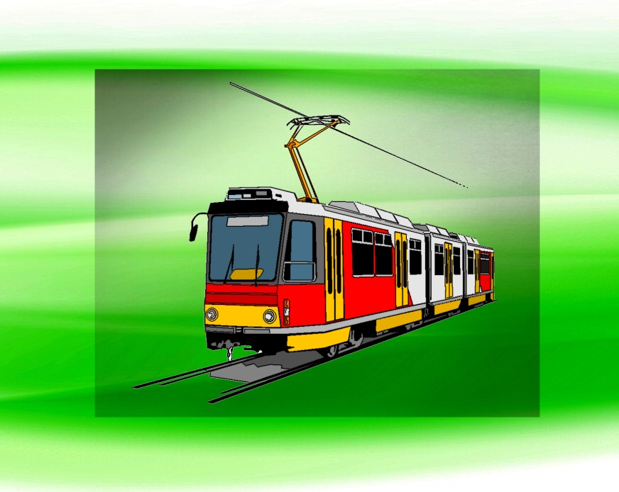 DTF nažehlovačka s tramvají   9x8 cm