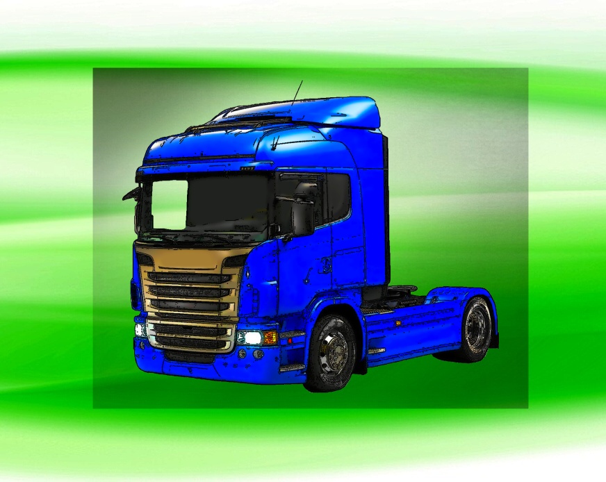 SCANIA nažehlovačka  7x6 cm