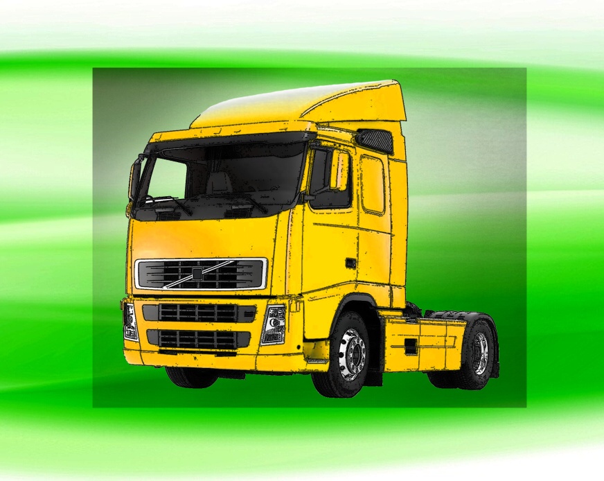 VOLVO  nažehlovačka DTF  8x7 cm
