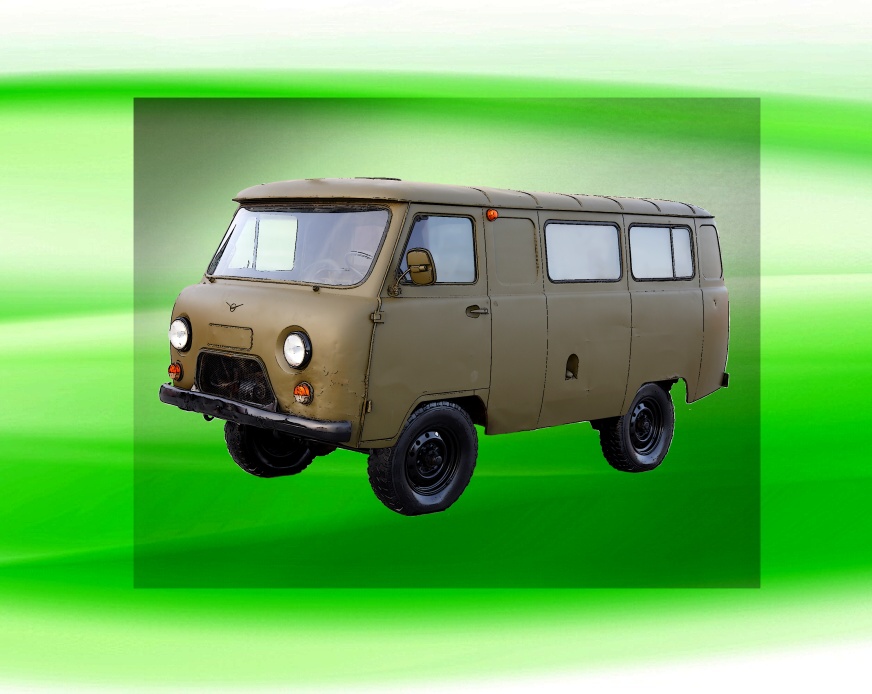 UAZ 452 buchanka DTF nažehlovačka 10x6 cm