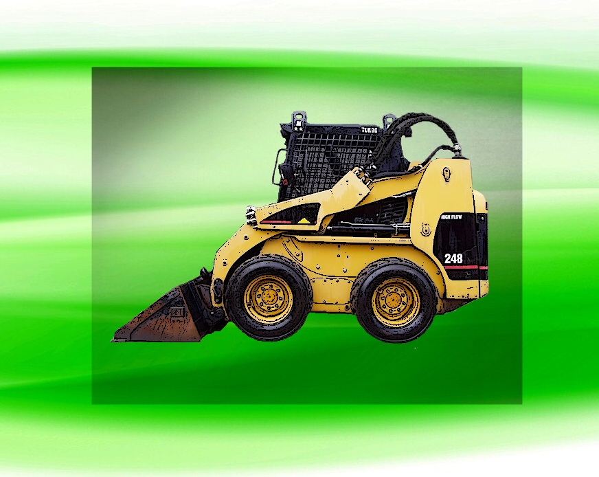Caterpillar 248D DTF nažehlovačka 10x6cm