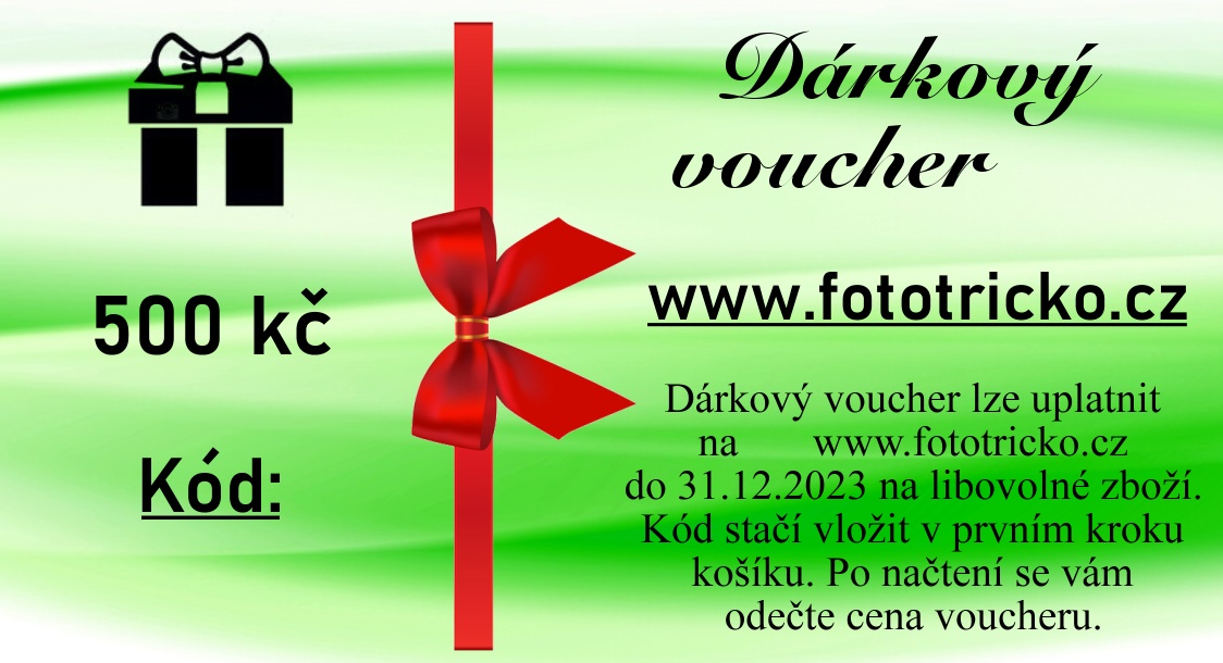 Dárkový voucher 500 kč