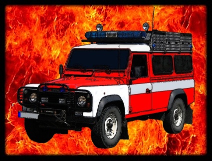 nášivka pro hasiče Land Rover Defender