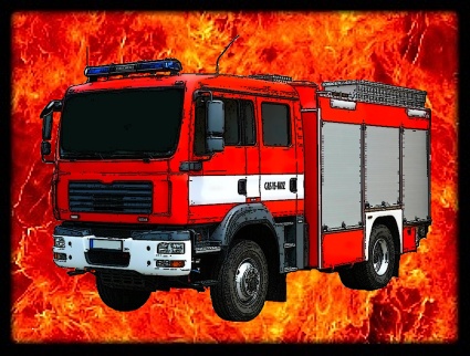 nášivka pro hasiče MAN CAS 15 Ovál
