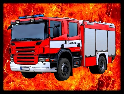 nášivka pro hasiče SCANIA CAS 20