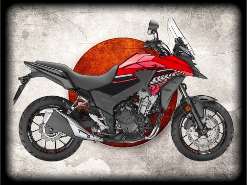 nášivka HONDA CB500X