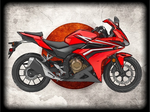 nášivka HONDA CBR 500